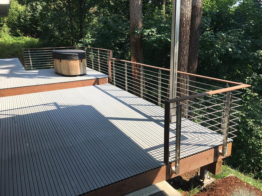 image of decking and cladding from Pacific American Lumber